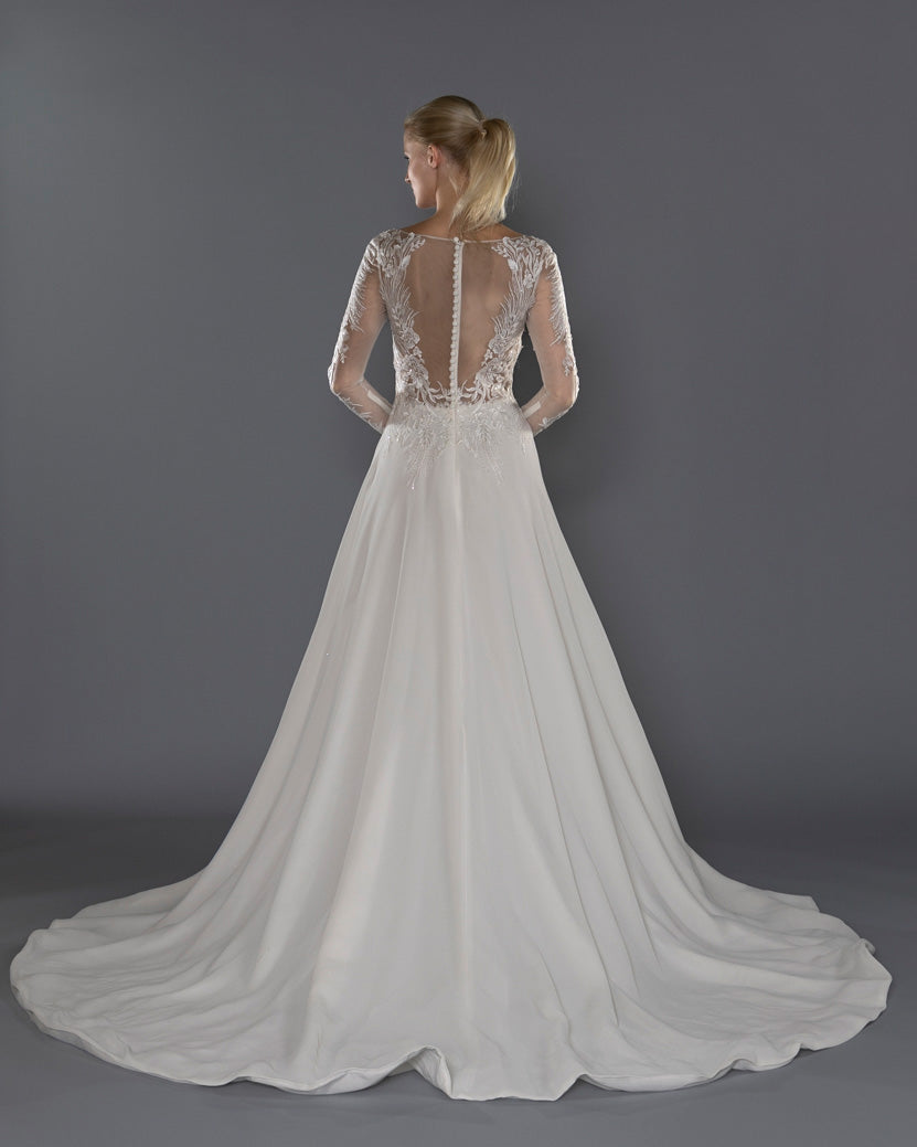 Wedding Gown A-line Moloty A159