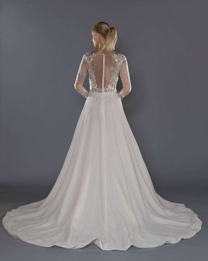 Wedding Gown A-line Moloty A159