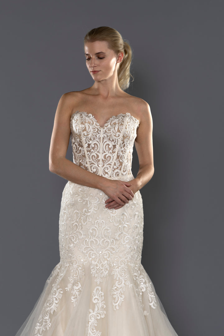 Wedding Gown Mermaid Moloty A160
