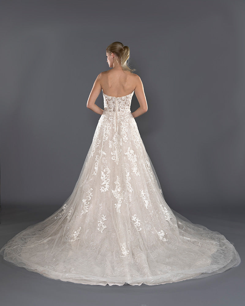 Wedding Gown A-line Moloty A161