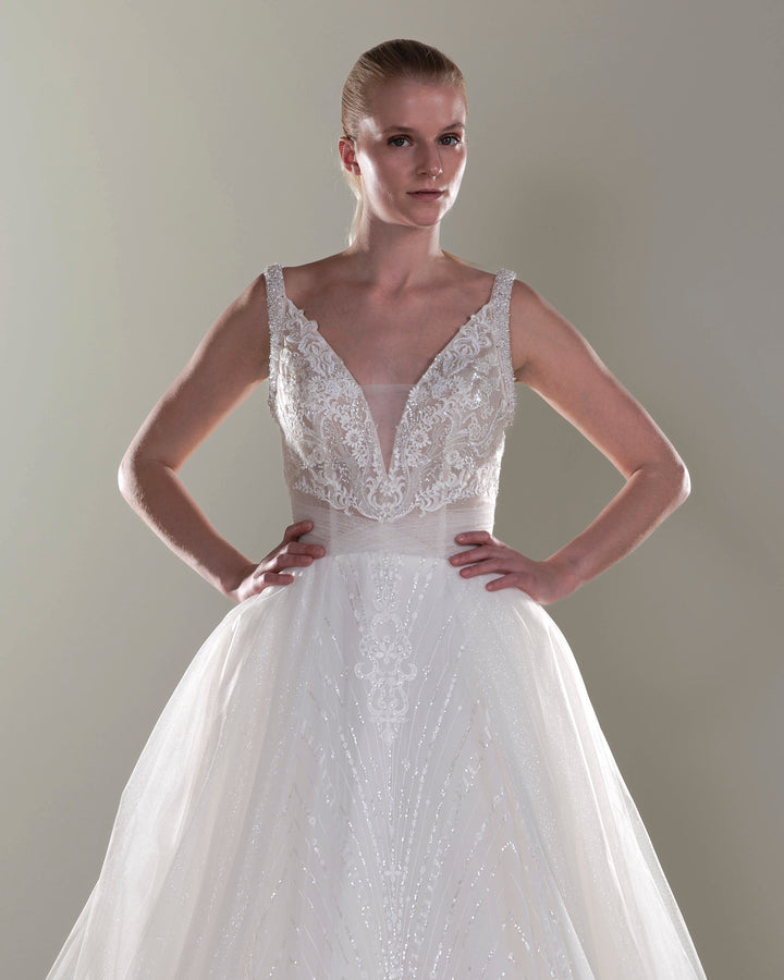 Wedding Gown A-line Moloty A115