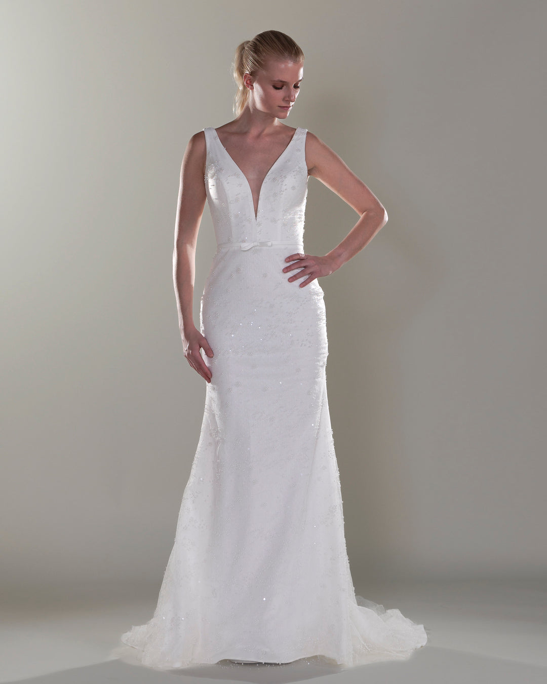 Wedding Gown Fit & Flare Moloty A116