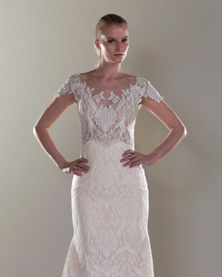 Wedding Gown A-line Moloty A117