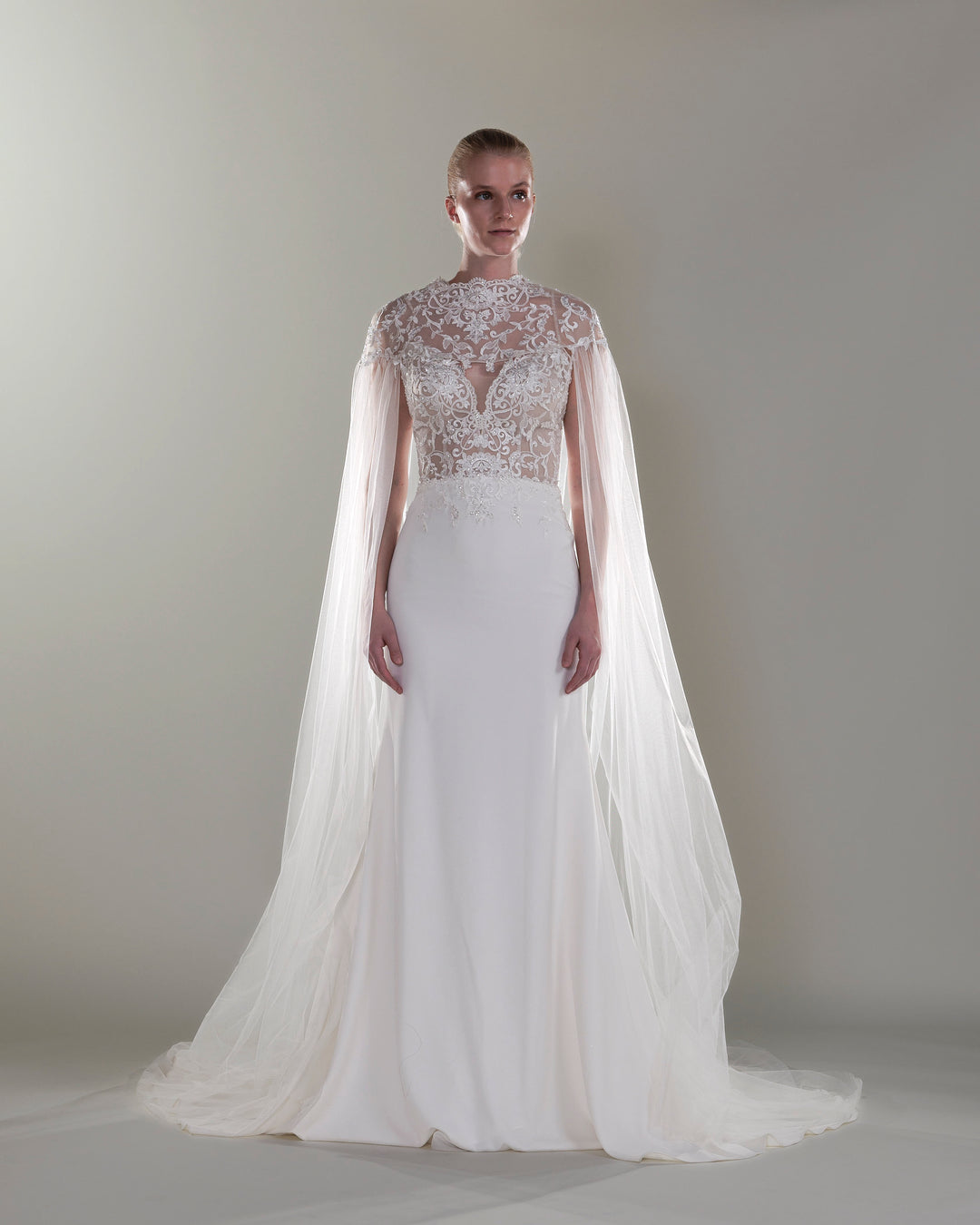 Wedding Gown Fit & Flare Moloty A118