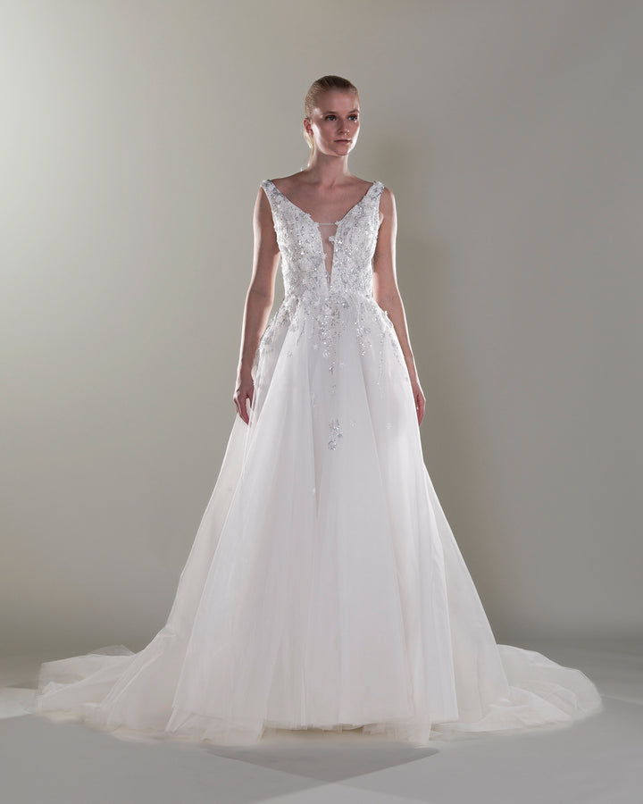 Wedding Gown A-line Moloty A119
