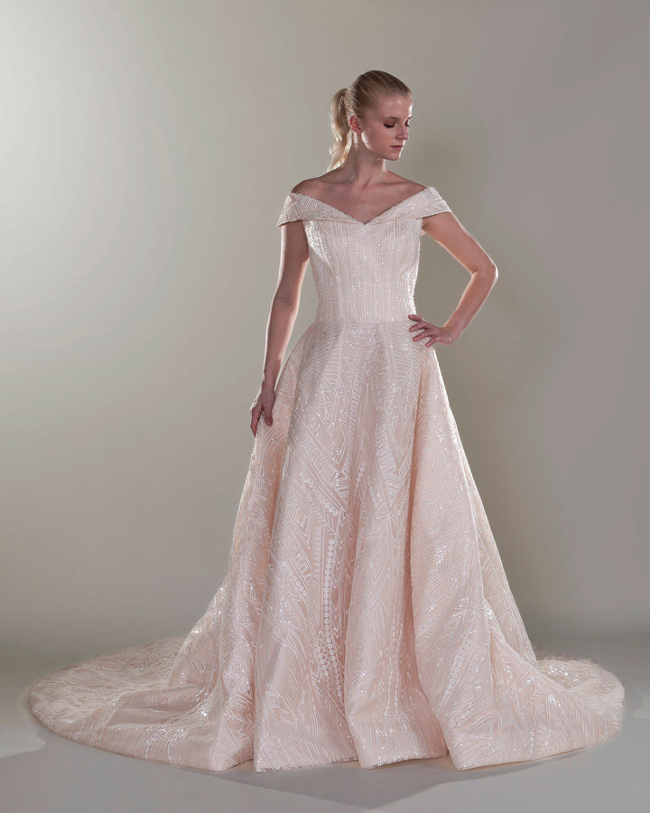 Wedding Gown A-line Ballgown Se-495