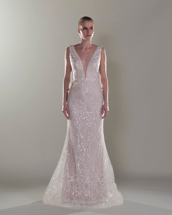 Wedding Gown Fit & Flare Se-333