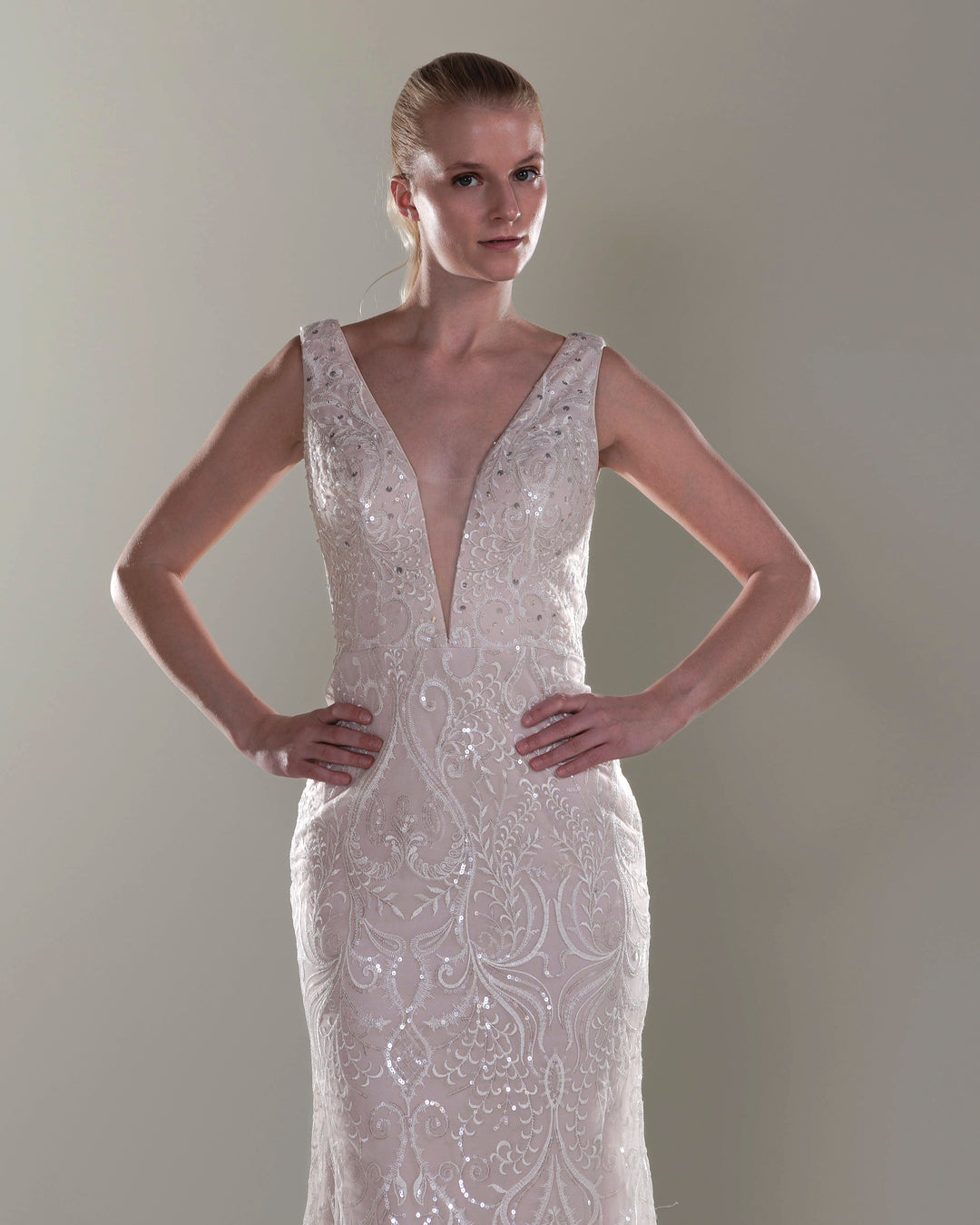 Wedding Gown Fit & Flare Se-333