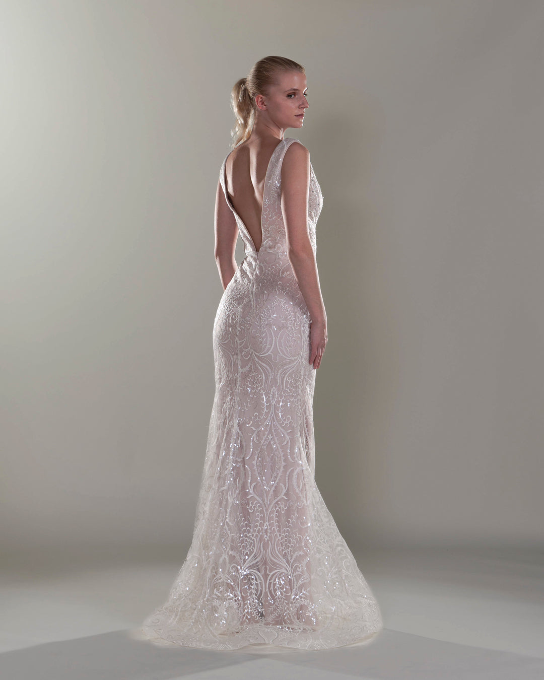 Wedding Gown Fit & Flare Se-333