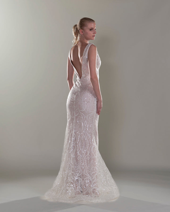 Wedding Gown Fit & Flare Se-333