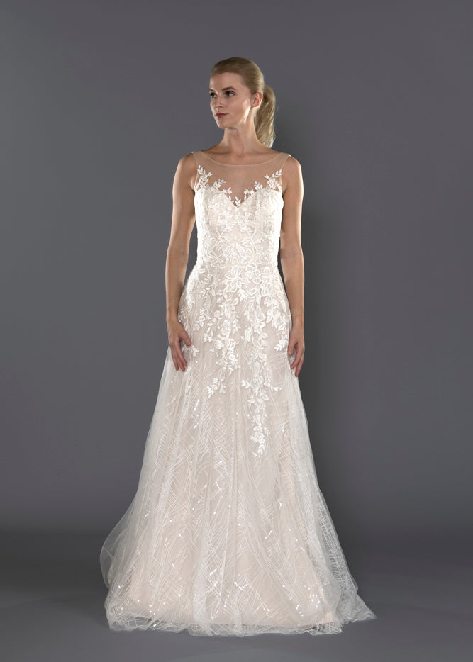 Wedding Gown A-line Moloty A163