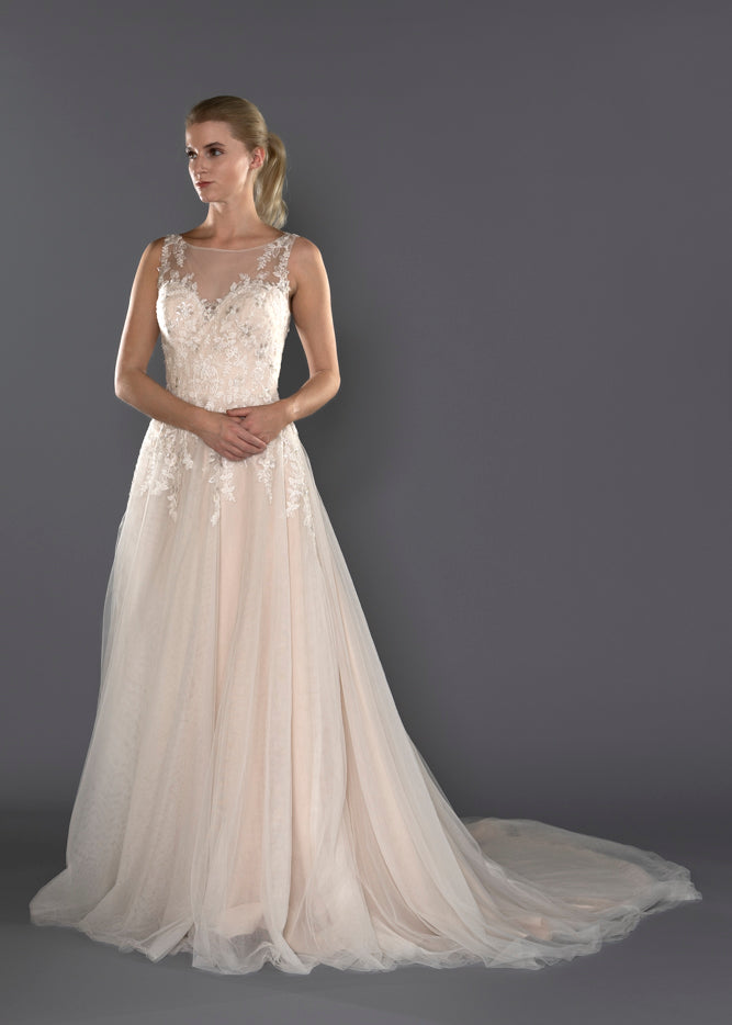 Wedding Gown A-line Moloty A171