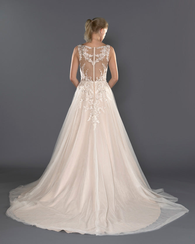 Wedding Gown A-line Moloty A171