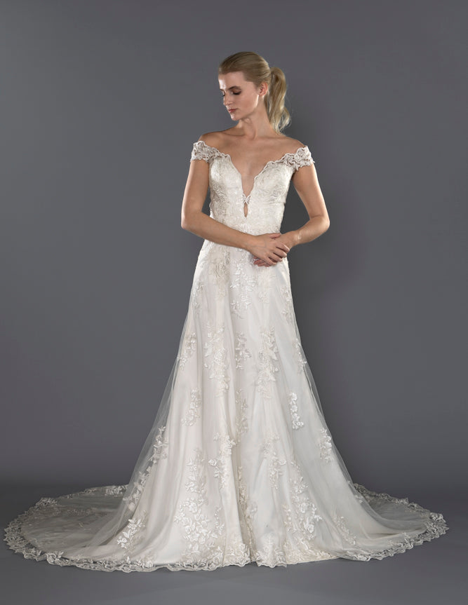 Wedding Gown A-line Moloty A174
