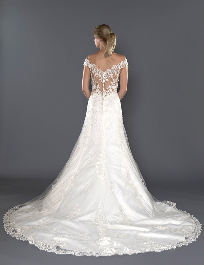 Wedding Gown A-line Moloty A174