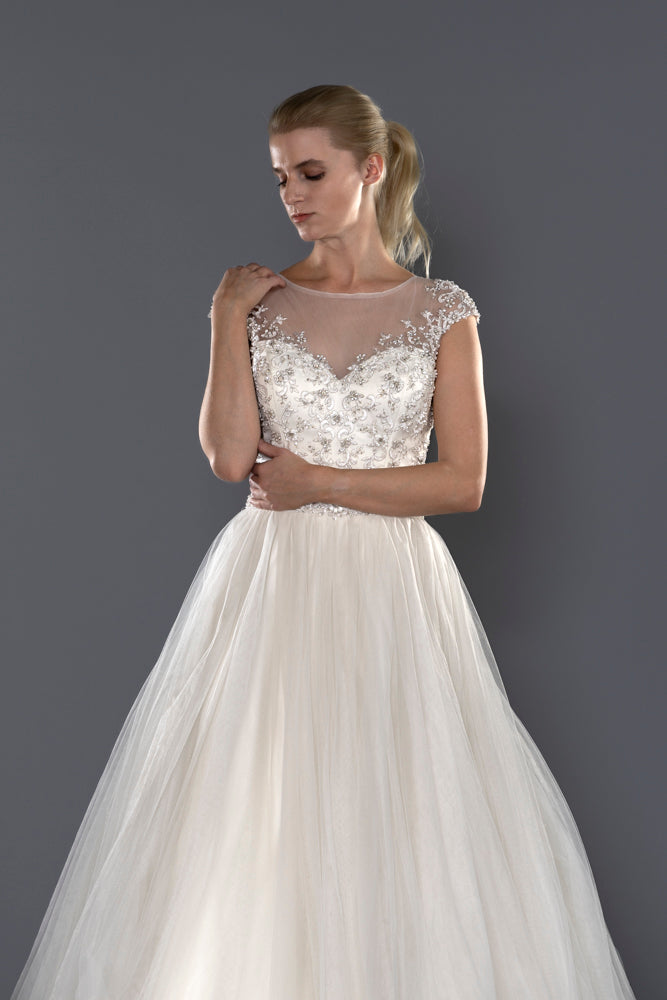 Wedding Gown A-line Ballgown Moloty A179