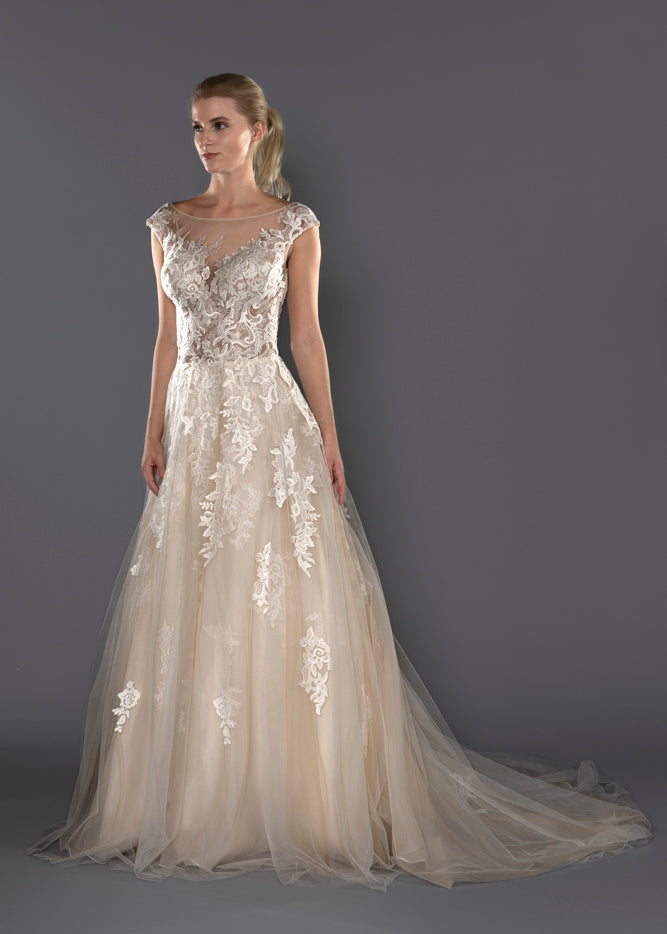 Wedding Gown A-line Ballgown Moloty A184
