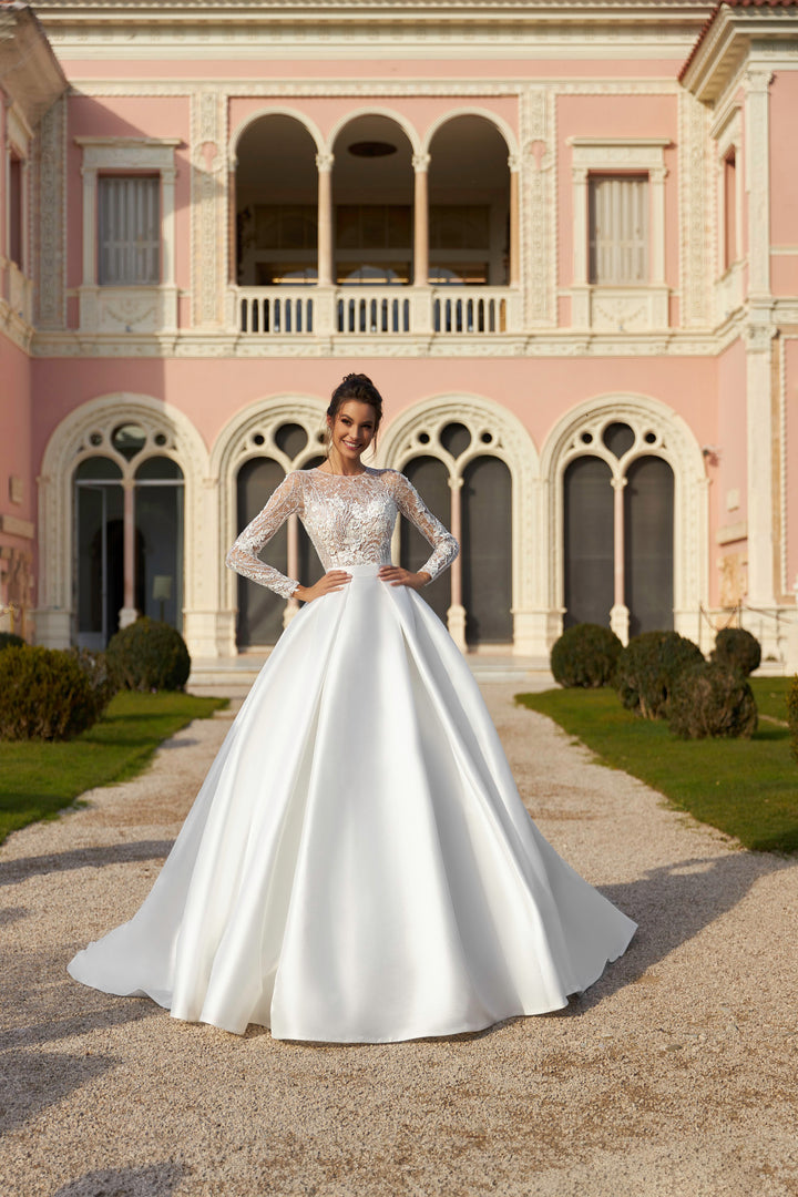 Wedding Gown A-line Ballgown OKSANA MUKHA Marian