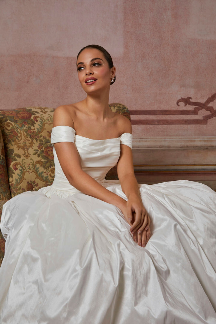 Wedding Gown A-line Ballgown Demetrios Style 8240