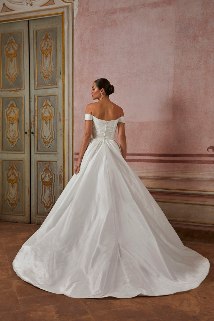 Wedding Gown A-line Ballgown Demetrios Style 8240
