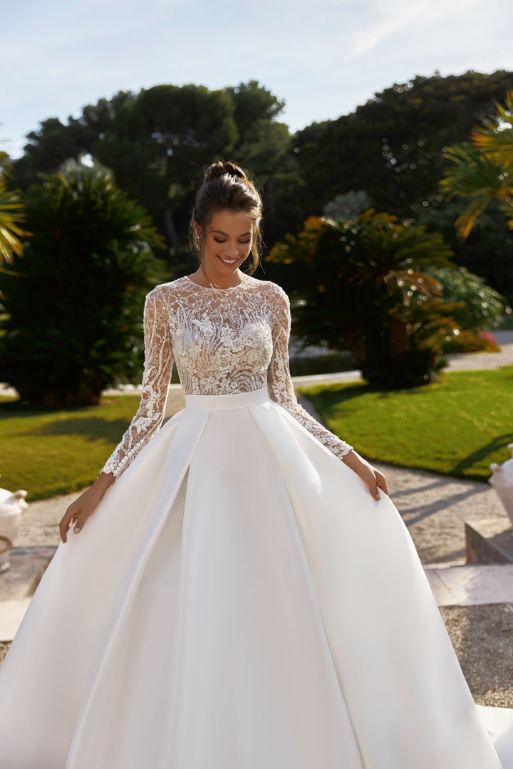 Wedding Gown A-line Ballgown OKSANA MUKHA Marian