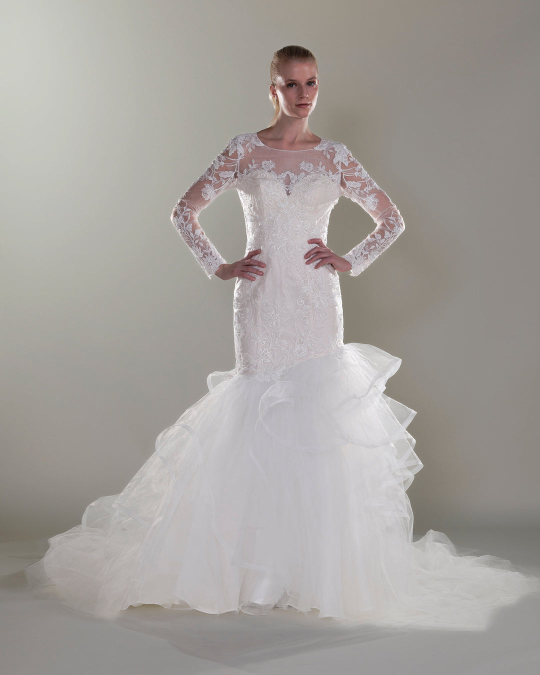 Wedding Gown Fit & Flare Moloty A002