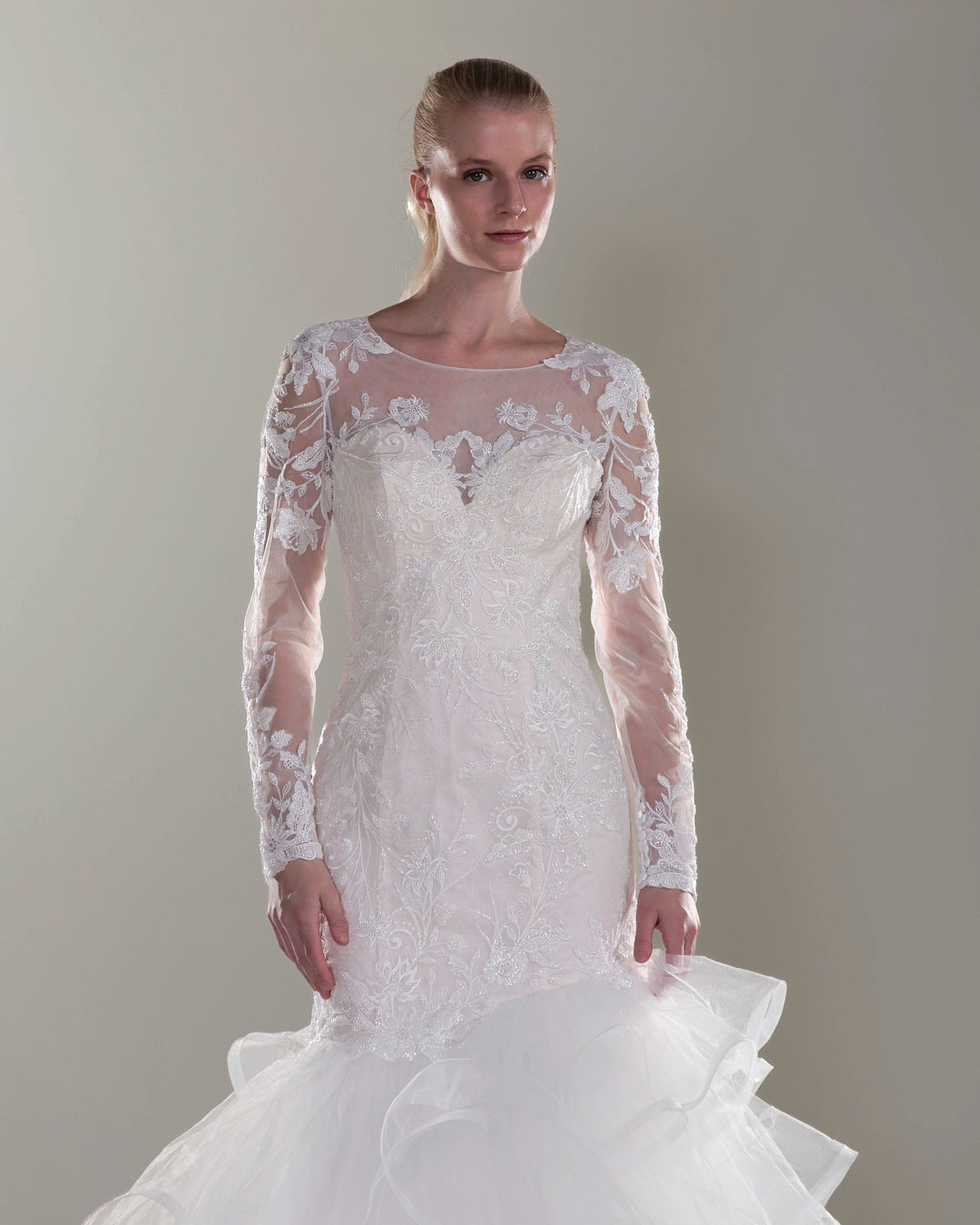 Wedding Gown Fit & Flare Moloty A002