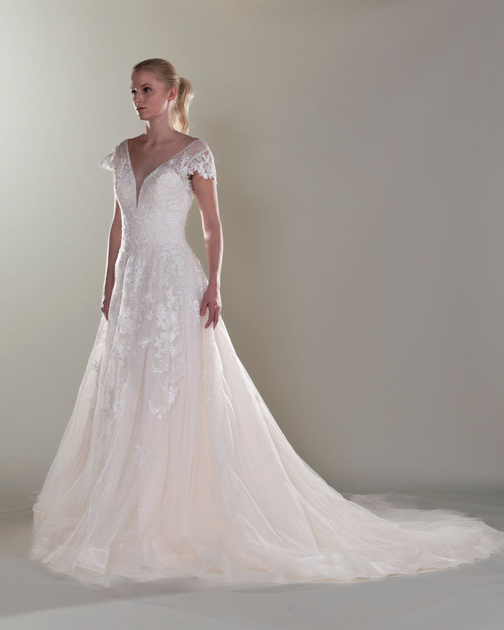 Wedding Gown A-line Moloty A016
