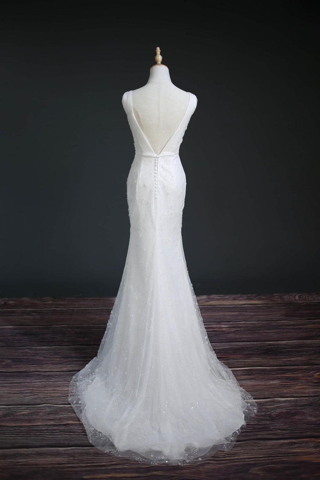 Wedding Gown Fit & Flare Moloty A116