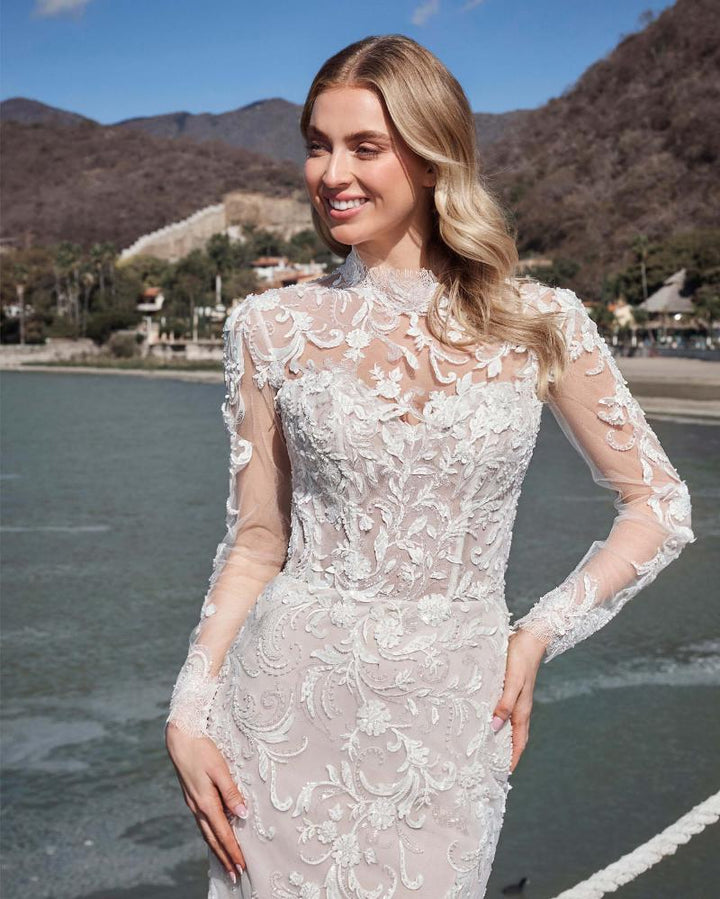 Wedding Gown Sheath Calla Blanche Gabi LA24236