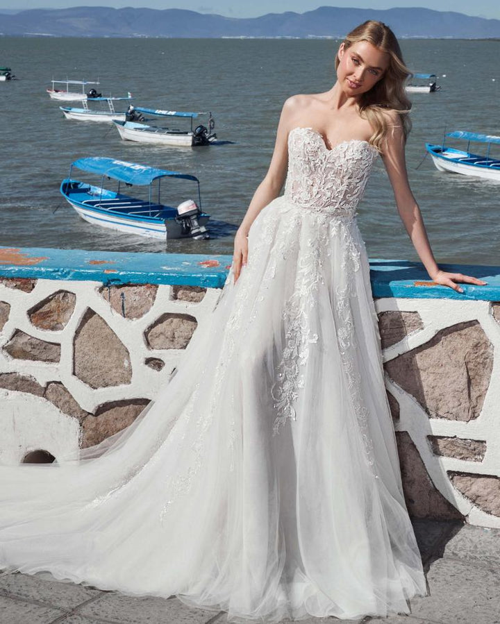 Wedding Gown Sheath Calla Blanche Gabi LA24236