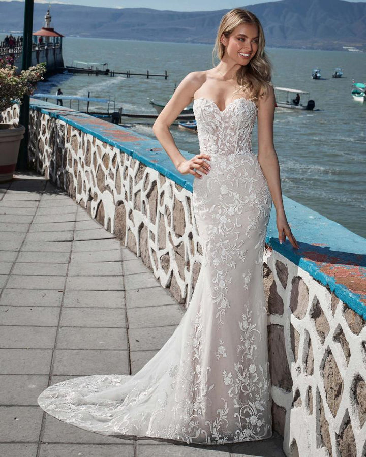 Wedding Gown Sheath Calla Blanche Gabi LA24236