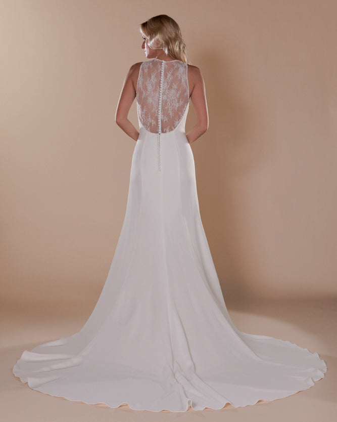 Wedding Gown Fit & Flare Moloty A212