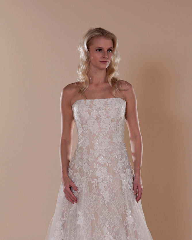 Wedding Gown A-line Moloty A217