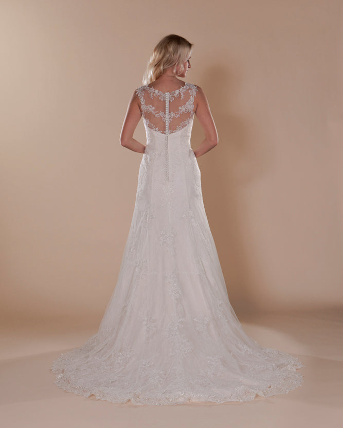 Wedding Gown Fit & Flare Moloty A189