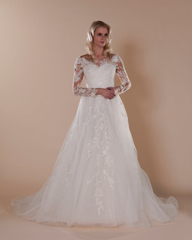 Wedding Gown A-line Ballgown Moloty A229