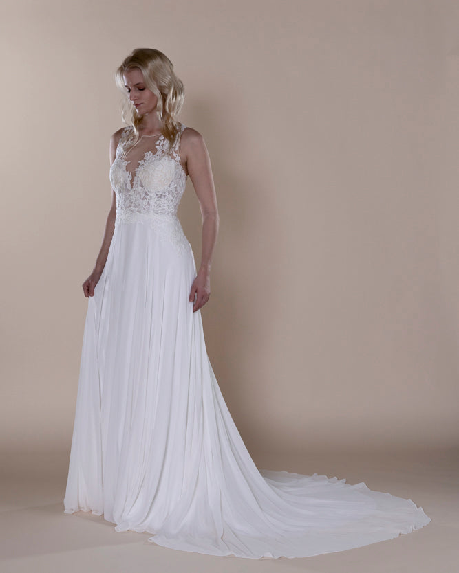 Wedding Gown A-line Moloty A243