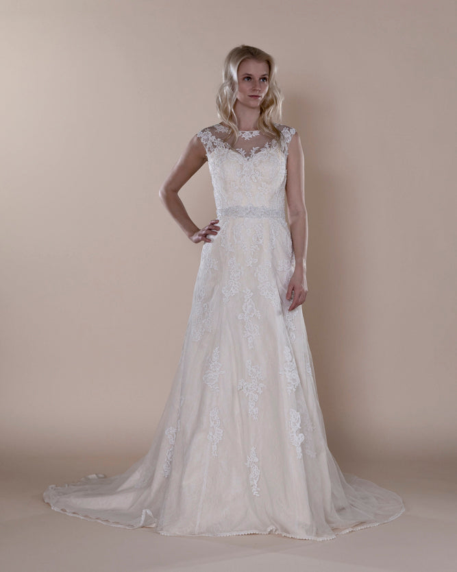 Wedding Gown A-line Moloty A244