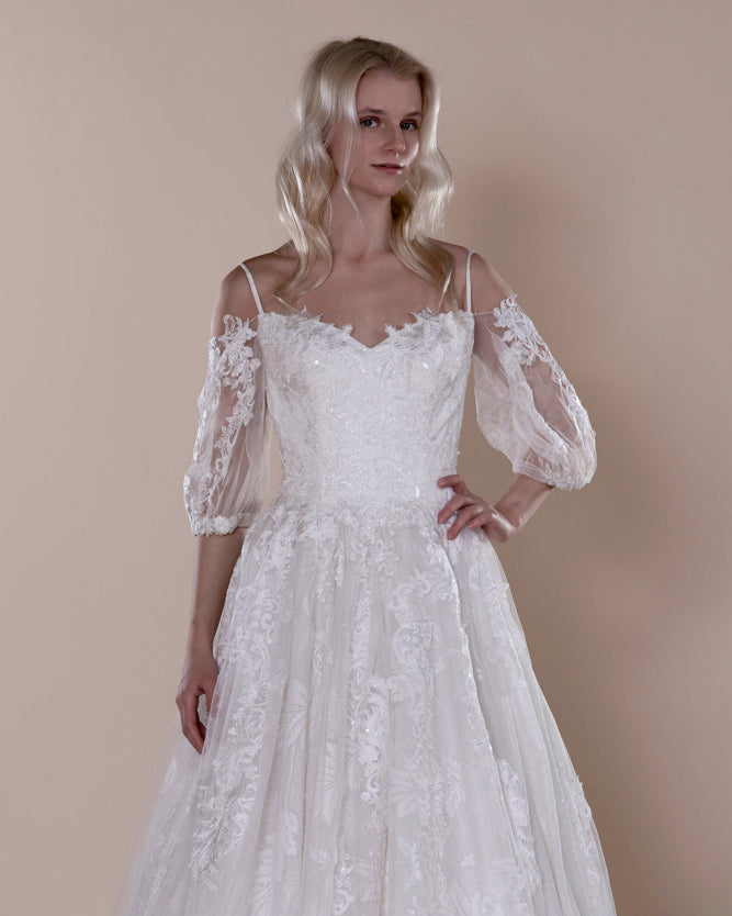 Wedding Gown A-line Ballgown Moloty A246
