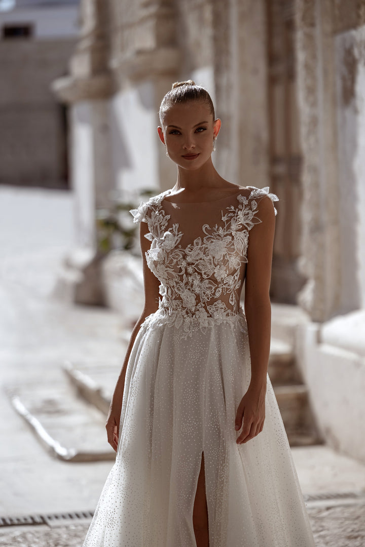 Wedding Gown A-line MADIONI PETUNIA