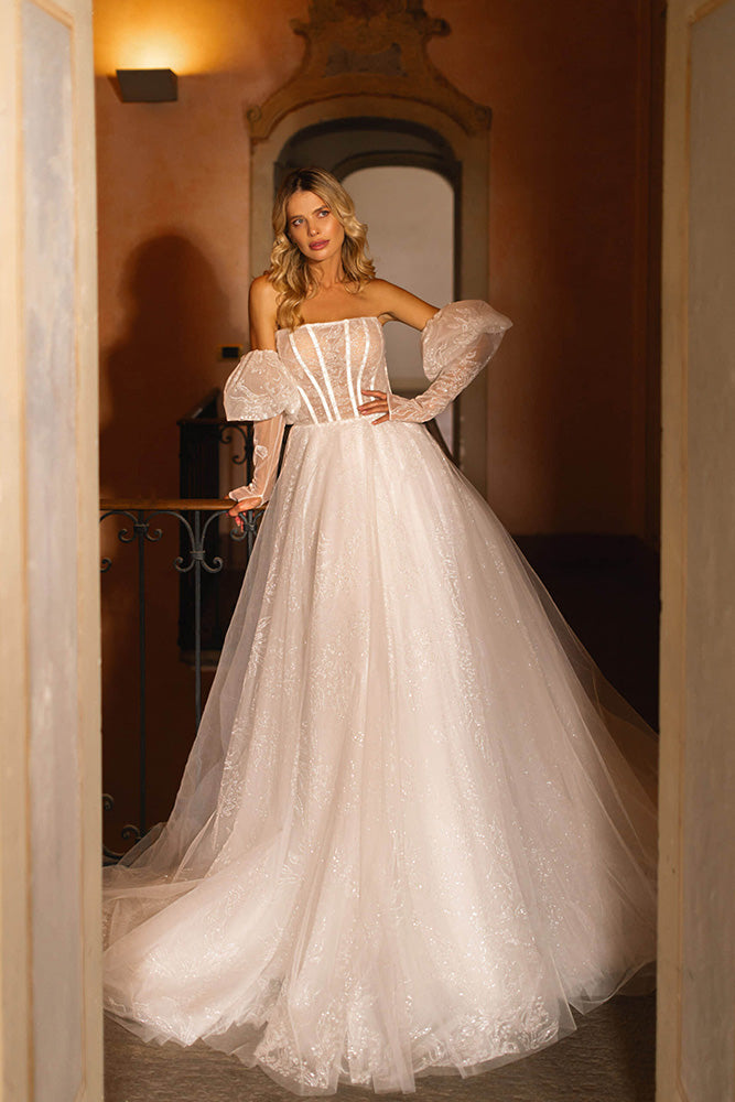 Wedding Gown A-line GIOVANNA Sabrina