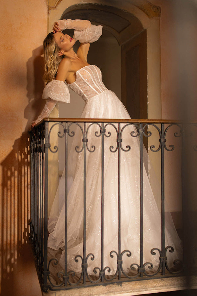 Wedding Gown A-line GIOVANNA Sabrina