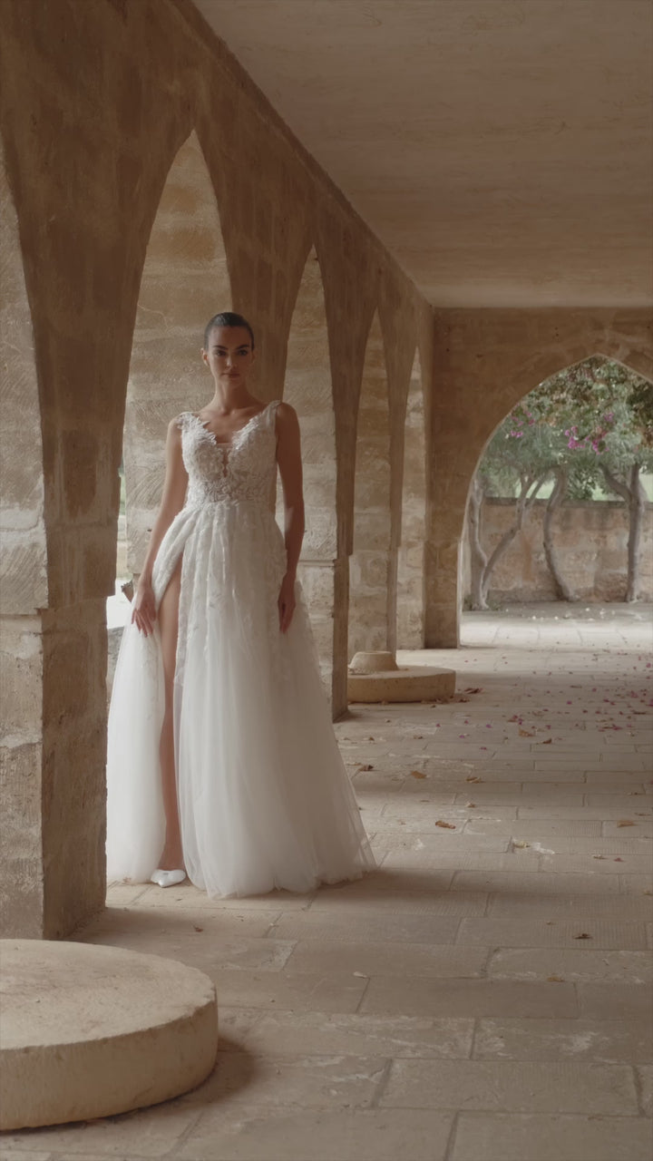 Wedding Gown A-line MADIONI Elisabetta