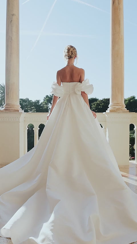 Wedding Gown A-line Ballgown OKSANA MUKHA Brenda