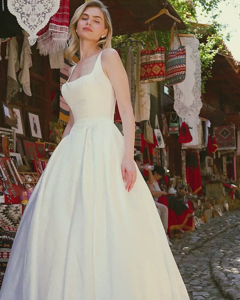 Wedding Gown A-line Calla Blanche Cailin LA25111